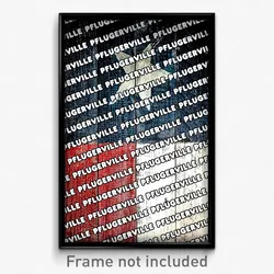Pflugerville Texas Poster (TX City Souvenir 11x17 Town Print)