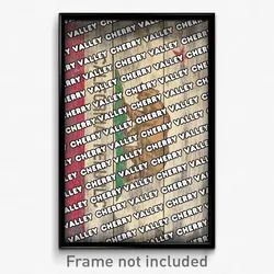 Cherry Valley California Poster (CA City Souvenir 11x17 Town Print)