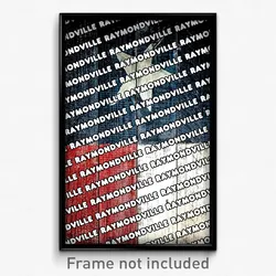 Raymondville Texas Poster (TX City Souvenir 11x17 Town Print)