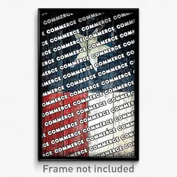 Commerce Texas Poster (TX City Souvenir 11x17 Town Print)