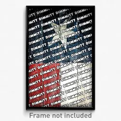 Dimmitt Texas Poster (TX City Souvenir 11x17 Town Print)