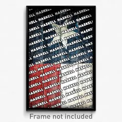 Haskell Texas Poster (TX City Souvenir 11x17 Town Print)