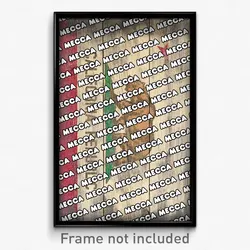 Mecca California Poster (CA City Souvenir 11x17 Town Print)