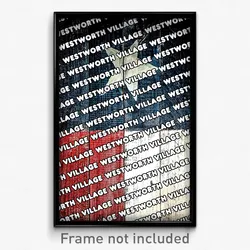 Westworth Village Texas Poster (TX City Souvenir 11x17 Town Print)