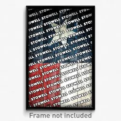 Stowell Texas Poster (TX City Souvenir 11x17 Town Print)