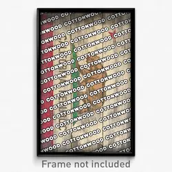Cottonwood California Poster (CA City Souvenir 11x17 Town Print)