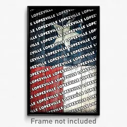 Lopezville Texas Poster (TX City Souvenir 11x17 Town Print)