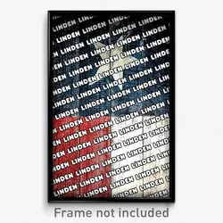 Linden Texas Poster (TX City Souvenir 11x17 Town Print)