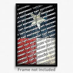 Taft Southwest Texas Poster (TX City Souvenir 11x17 Town Print)