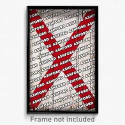 Ashford Alabama Poster (AL City Souvenir 11x17 Town Print)