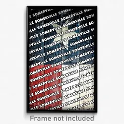 Somerville Texas Poster (TX City Souvenir 11x17 Town Print)