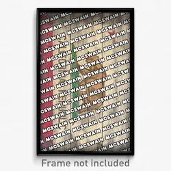 McSwain California Poster (CA City Souvenir 11x17 Town Print)