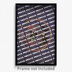 Provo Utah Poster (UT City Souvenir 11x17 Town Print)