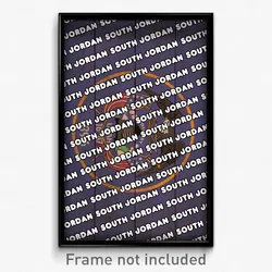 South Jordan Utah Poster (UT City Souvenir 11x17 Town Print)
