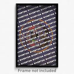 Riverton Utah Poster (UT City Souvenir 11x17 Town Print)