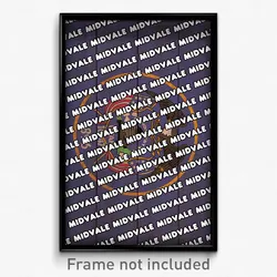 Midvale Utah Poster (UT City Souvenir 11x17 Town Print)