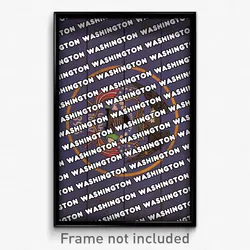 Washington Utah Poster (UT City Souvenir 11x17 Town Print)