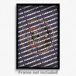 Farmington Utah Poster (UT City Souvenir 11x17 Town Print)