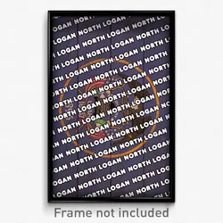 North Logan Utah Poster (UT City Souvenir 11x17 Town Print)