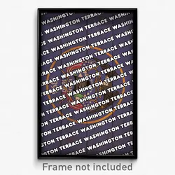 Washington Terrace Utah Poster (UT City Souvenir 11x17 Town Print)