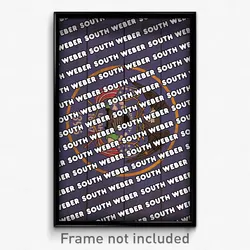 South Weber Utah Poster (UT City Souvenir 11x17 Town Print)