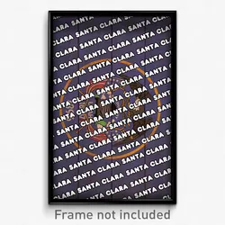 Santa Clara Utah Poster (UT City Souvenir 11x17 Town Print)