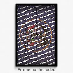 Nephi Utah Poster (UT City Souvenir 11x17 Town Print)