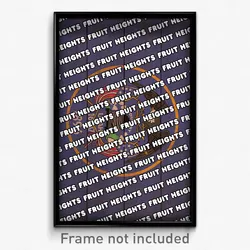 Fruit Heights Utah Poster (UT City Souvenir 11x17 Town Print)