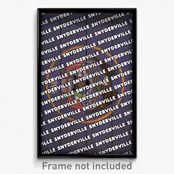 Snyderville Utah Poster (UT City Souvenir 11x17 Town Print)
