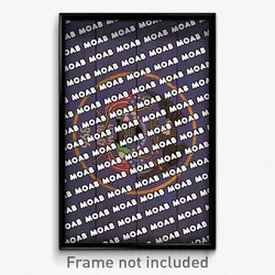 Moab Utah Poster (UT City Souvenir 11x17 Town Print)