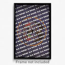 Elk Ridge Utah Poster (UT City Souvenir 11x17 Town Print)