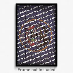 Wellsville Utah Poster (UT City Souvenir 11x17 Town Print)