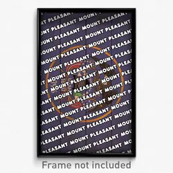 Mount Pleasant Utah Poster (UT City Souvenir 11x17 Town Print)