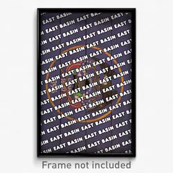 East Basin Utah Poster (UT City Souvenir 11x17 Town Print)