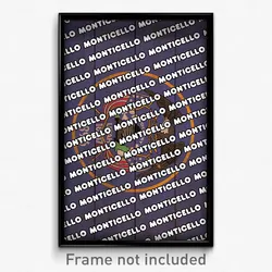 Monticello Utah Poster (UT City Souvenir 11x17 Town Print)