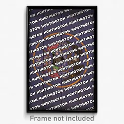 Huntington Utah Poster (UT City Souvenir 11x17 Town Print)