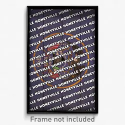 Honeyville Utah Poster (UT City Souvenir 11x17 Town Print)