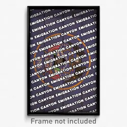 Emigration Canyon Utah Poster (UT City Souvenir 11x17 Town Print)