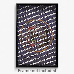 Carbonville Utah Poster (UT City Souvenir 11x17 Town Print)
