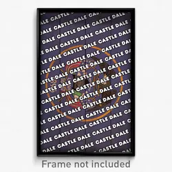 Castle Dale Utah Poster (UT City Souvenir 11x17 Town Print)