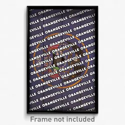 Orangeville Utah Poster (UT City Souvenir 11x17 Town Print)