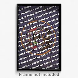 Fountain Green Utah Poster (UT City Souvenir 11x17 Town Print)