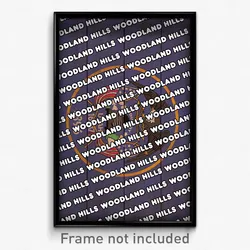 Woodland Hills Utah Poster (UT City Souvenir 11x17 Town Print)
