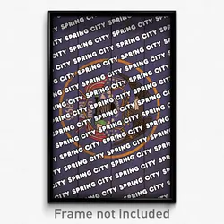 Spring City Utah Poster (UT City Souvenir 11x17 Town Print)