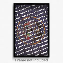 West Wood Utah Poster (UT City Souvenir 11x17 Town Print)