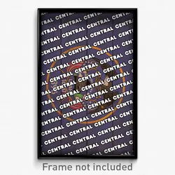 Central Utah Poster (UT City Souvenir 11x17 Town Print)