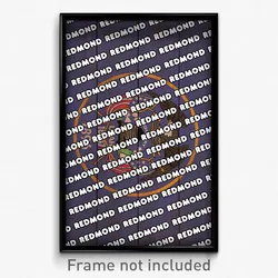Redmond Utah Poster (UT City Souvenir 11x17 Town Print)
