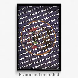 Oak City Utah Poster (UT City Souvenir 11x17 Town Print)