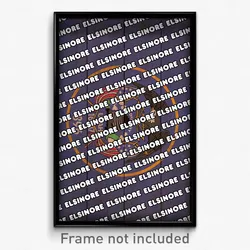 Elsinore Utah Poster (UT City Souvenir 11x17 Town Print)
