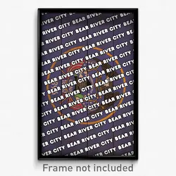 Bear River City Utah Poster (UT City Souvenir 11x17 Town Print)